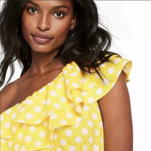 Lisa Marie Fernandez Polka Dot One Shoulder Dress - Picture 13 of 16